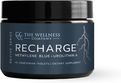 Recharge - Energy & Cognitive Supplement, Methylene Blue, NAD & PQQ, 60ct