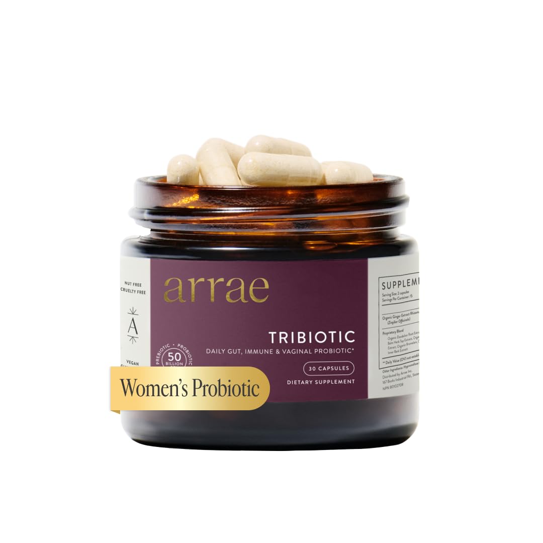 Tribiotic Women's All-in-1 Probiotic, 50B CFU, Gut & Vaginal Health, 60 Ct