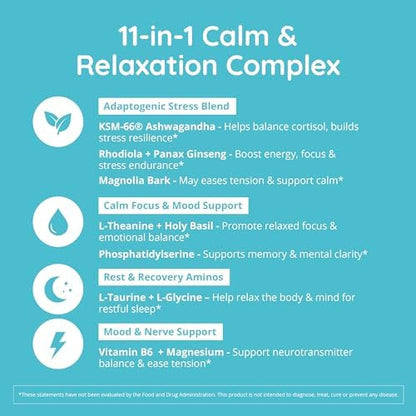 Happy Healthy Hippie PeriPeace Supplements for Women & Zen Again Cortisol Manager