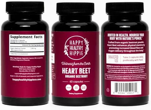 Beetroot Capsules & Organic Maca Energy Pills & Libido Enhancer