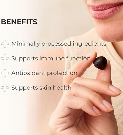 Juice Plus+ Fruit, Vegetable & Berry Blend Soft Chews (Chewables) - 30 Plant-Based Ingredients! Vegan Gummies for Kids & Adults - Gluten-Free, Non-GMO, No HFCS - Prepacked 3 Pouches (30 Chews Each) Juice Plus+ buy supplements Au