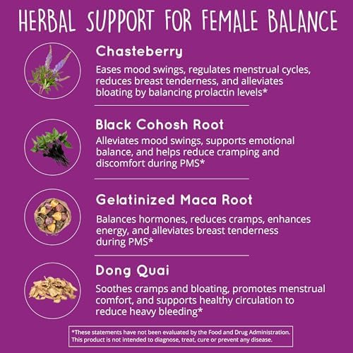 Happy Healthy Hippie Vegan Collagen Builder w/Hyaluronic Acid & Go with The Flow Hormone Balance for Women