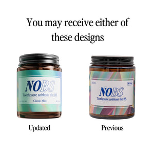 Suplement ​NOBS (No Bad Stuff) Toothpaste Tablets - Nano Hydroxyapatite, Fluoride & Plastic Free, Eco & Travel Friendly - Remineralize with NHA (3 Month) - VelvetGlow USA