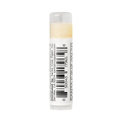 Santa Cruz Paleo Grass Fed Beef Tallow & Beeswax Lip Balm, 1 Pack, Beef Tallow for Skin Care Moisturizer, Hypoallergenic for Sensitive Skin, Long Lasting & Vitamin Rich, Unflavored
