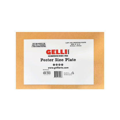 Gelli Arts Gel Printing Plate - 8" X 10" Gel Plate, Reusable Gel Printing Plate, Printmaking Gelli Plate for Art, Clear Gel Monoprinting Plate, Gel Plate Printing for Arts and Crafts