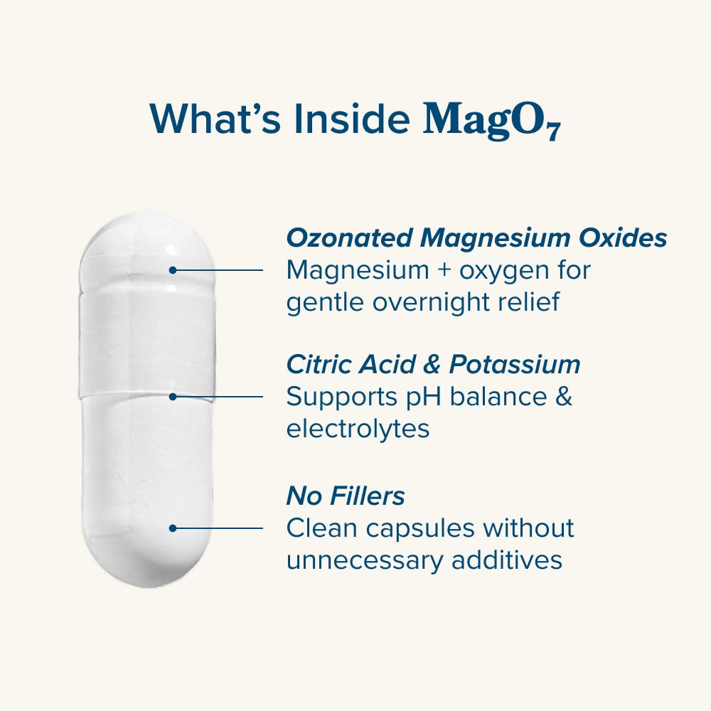 nbpure MagO7 - Natural Colon Cleanse & Detox | Occasional Constipation Relief, Stool Softening, & Bloating Support for Men & Women