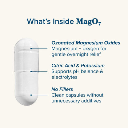 nbpure MagO7 - Natural Colon Cleanse & Detox | Occasional Constipation Relief, Stool Softening, & Bloating Support for Men & Women