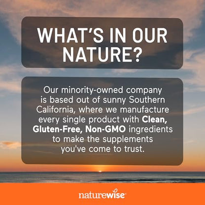 NatureWise Extra Strength Vitamin C Chewable 1000mg for Adults - Natural Orange Flavor - Immune System & Antioxidant Support - Non-GMO