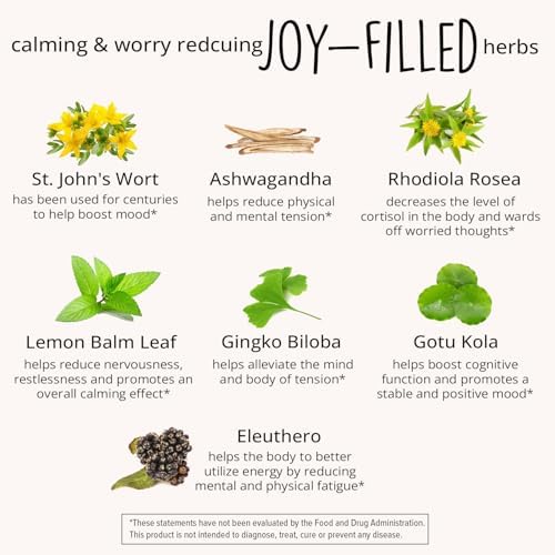 Happy Healthy Hippie Joy-Filled with Saffron Mood Support Supplement & Joy-Filled Mood Support Supplement