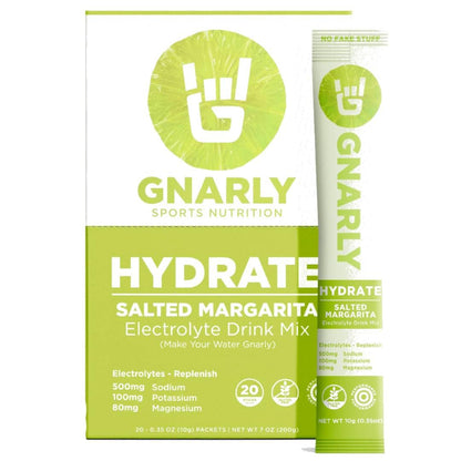 Gnarly Nutrition Hydrate Electrolyte Powder – Orange Pineapple Exercise Hydration Drink Mix – NSF Sport Certified – Electrolyte Solution, Performance & Recovery – Orange Pineapple, 14.10 oz