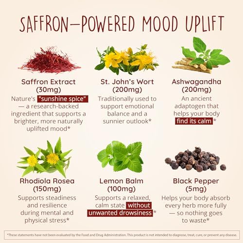 Happy Healthy Hippie Joy-Filled with Saffron Mood Support Supplement & Glow for It Astaxathin Supplement