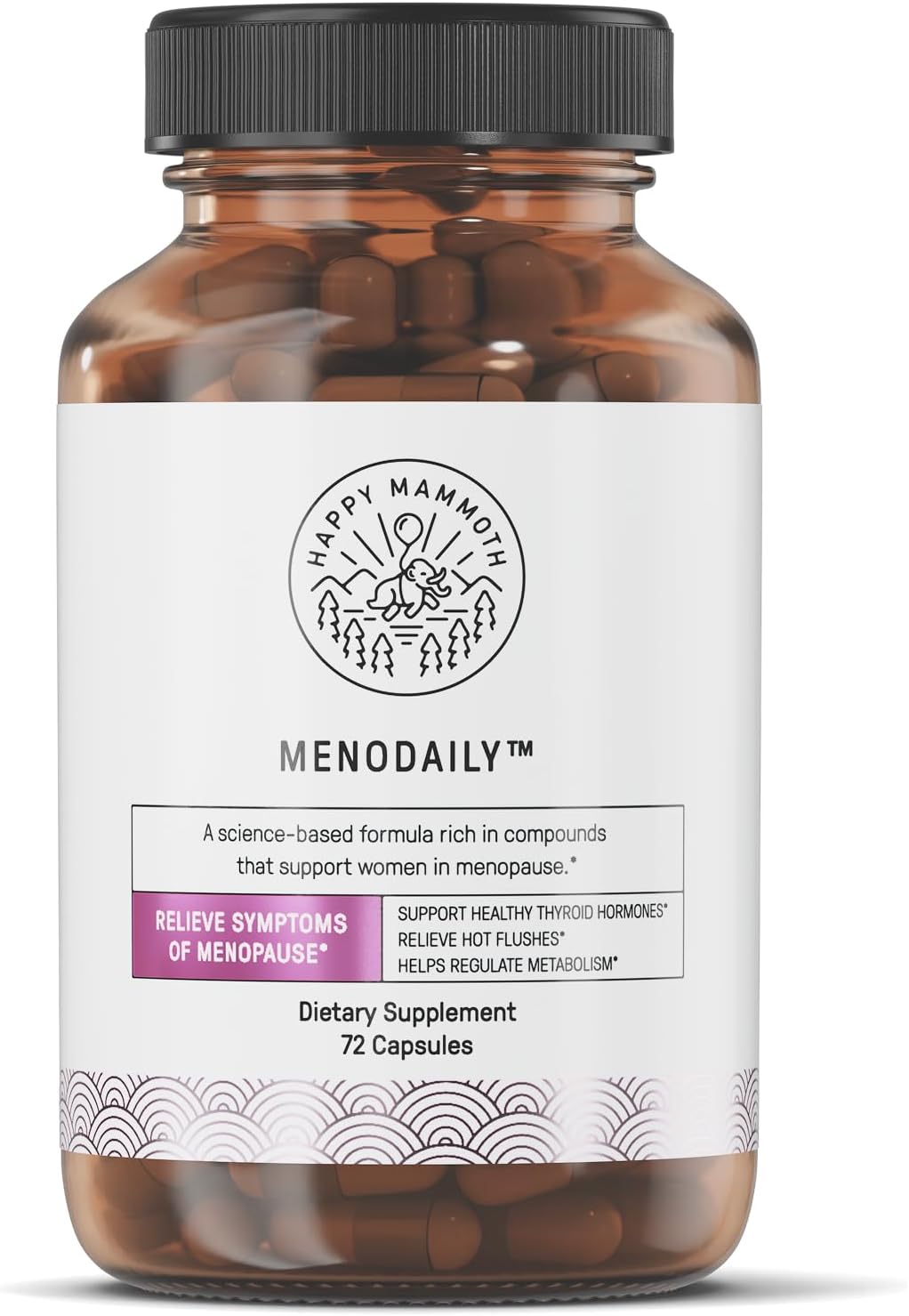 Happy Mammoth MenoDaily for Menopause, Hair, Skin, and Metabolism