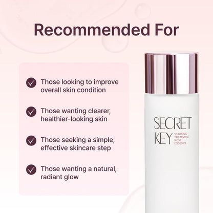 Starting Rose Galactomyces Essence Toner, Hydration & Glow (5.07 fl oz)
