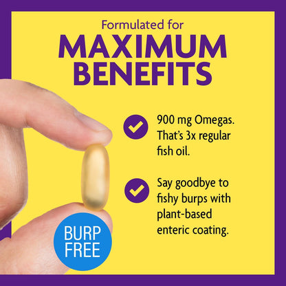 InnovixLabs Mood Probiotic & Triple Omega Bundle Mood Probiotic (60 Capsules) Triple Strength Omega-3 Fish Oil (200 Softgel). Supports Brain, Joints and Immune Health*