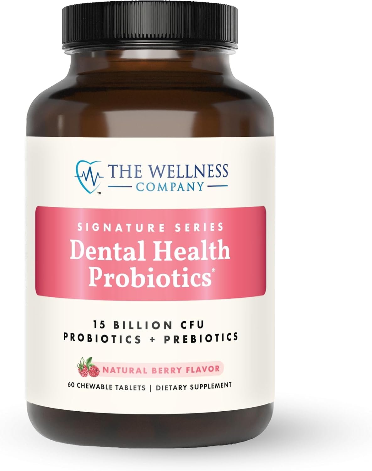 Dental Health Probiotic,15 Billion CFU & Xylitol, 60 Chewable Tablets