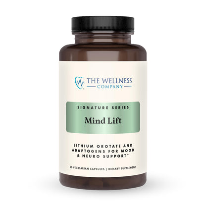 Mind Lift – Lithium, Ashwagandha, DHA & GABA for Mood & Stress, 120ct