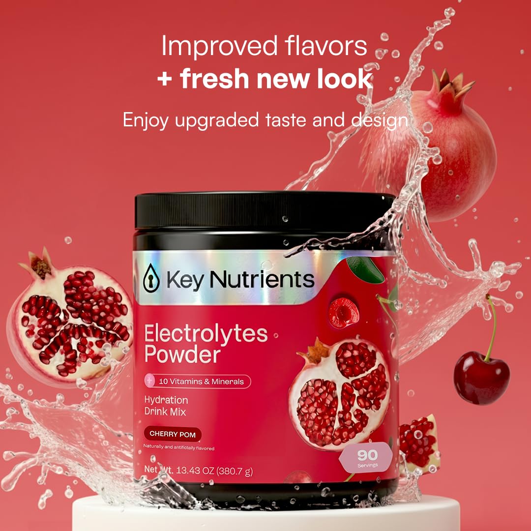 KEY NUTRIENTS Potassium Multivitamin Electrolytes Powder, Lemonade, 90 Serv