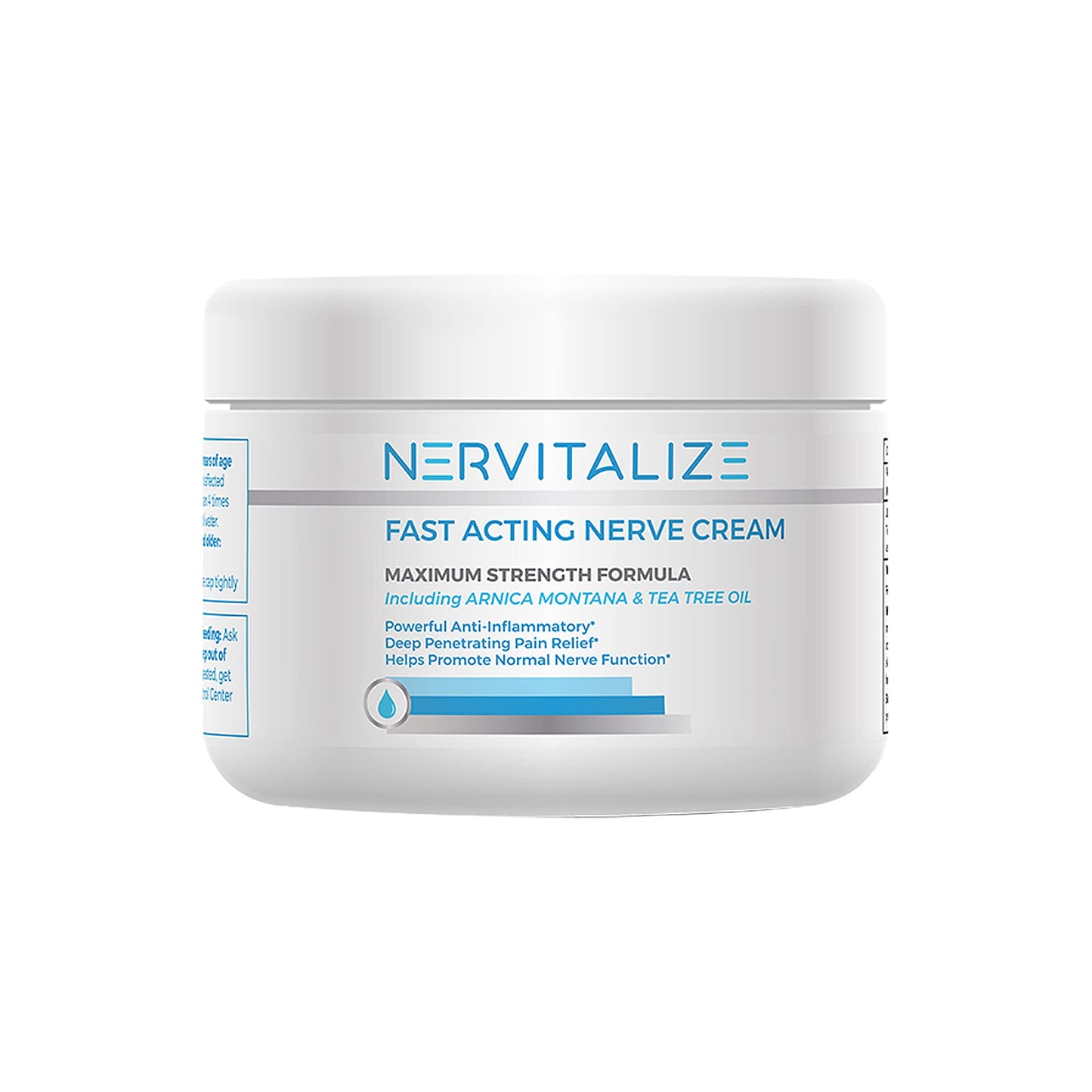 Nervitalize Fast Acting Nerve Pain Relief Cream Maximum Strength Formula - 3 fl oz - Helps Provide Neuro Pain Relief and Deep Nerve Nourishment to Support Normal Nerve Function - Made in The USA NervitalizeBuy Supplements Australia