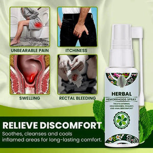 Juztec Hemorrhoid Treatment - Fast Relief with Hemocare Herbal Hemorrhoids Spray & Analese Numb Cream (1 PCS) JuztecBuy Supplements Australia