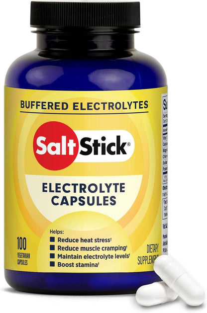 SaltStick Sugar Free Electrolytes Salt Pills 0 Calories 0 Sugar 100 Count