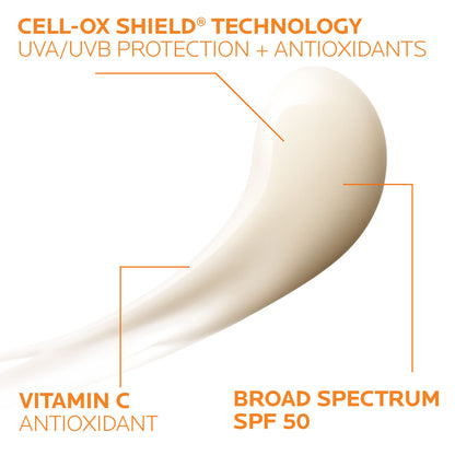 La Roche-Posay Anthelios AOX Daily Antioxidant Serum with SPF, Face Moisturizer with Sunscreen and Vitamin C & E, Oil Free Face Sunscreen for Sensitive Skin