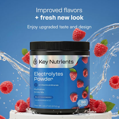 KEY NUTRIENTS Potassium Multivitamin Electrolytes Powder, Lemonade, 90 Serv