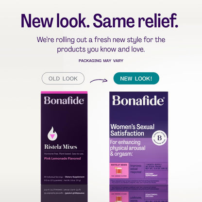 Intimacy Support Supplement for Women – Bonafide Ristela Mixes – Hormone-Free, Clinically Studied – Helps Increase Arousal & Sexual Function – 1-Month Supply