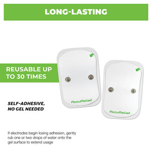 AccuRelief Wireless TENS Electrotherapy Pain Relief System Supply Kit (Packaging May Vary), Works with AccuRelief Wireless Remote Control TENS Device (ACRL-9000), 2 Pair (Pack of 1) AccuReliefBuy Supplements Australia