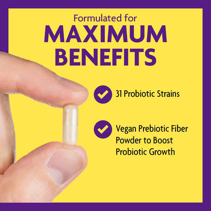 InnovixLabs Probiotic & Magnesium Bundle Multi-Strain Probiotic (60 Time-Release Capsules) Advanced Magnesium (150 Time-Release Capsules). Helps Support Immune and Gut Health. *