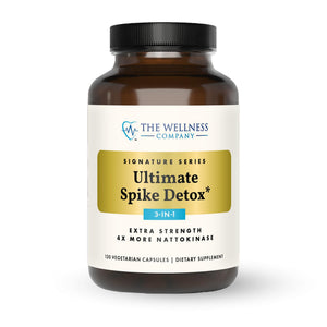 The Wellness Company Ultimate Spike Detox – Dr. McCullough Designed - 3-in-1 Nattokinase, Turmeric, & Bromelain Extra Strength | 120ct (1 Month Supply) The Wellness CompanyBuy Supplements Australia