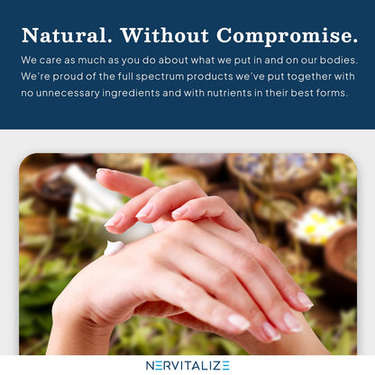 Nervitalize Fast Acting Nerve Pain Relief Cream Maximum Strength Formula - 3 fl oz - Helps Provide Neuro Pain Relief and Deep Nerve Nourishment to Support Normal Nerve Function - Made in The USA NervitalizeBuy Supplements Australia