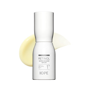 Suplement ​IOPE Expert Retinol RX 1% Super Bounce Serum - Gentle Anti-Aging Face Serum for Beginners - Visibly Firms Skin, Refines Pores, and Smooths Wrinkles - 1.01 fl. oz. - VelvetGlow USA
