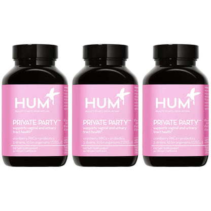 HUM Private Party Vaginal Probiotic, pH Balance & Urinary Health, 30 Count