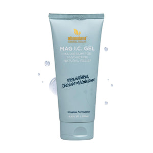 Abundant Natural Health MAG I.C. Magnesium Gel with Cucumber Stem Cells - Fast Muscle Relief, Soothing, Stingless, Safe for Sensitive Skin, Fragrance-Free, 200mL Abundant Natural HealthBuy Supplements Australia