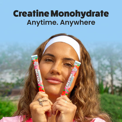 EHP Labs OxyShred Creatine Monohydrate Fizz Sticks, Cherry Slushie, 15 Pack | 5g Micronized Creatine Per Stick. No Water Needed, Zero Sugar, Vegan & Gluten Free. Single Serve On The Go.