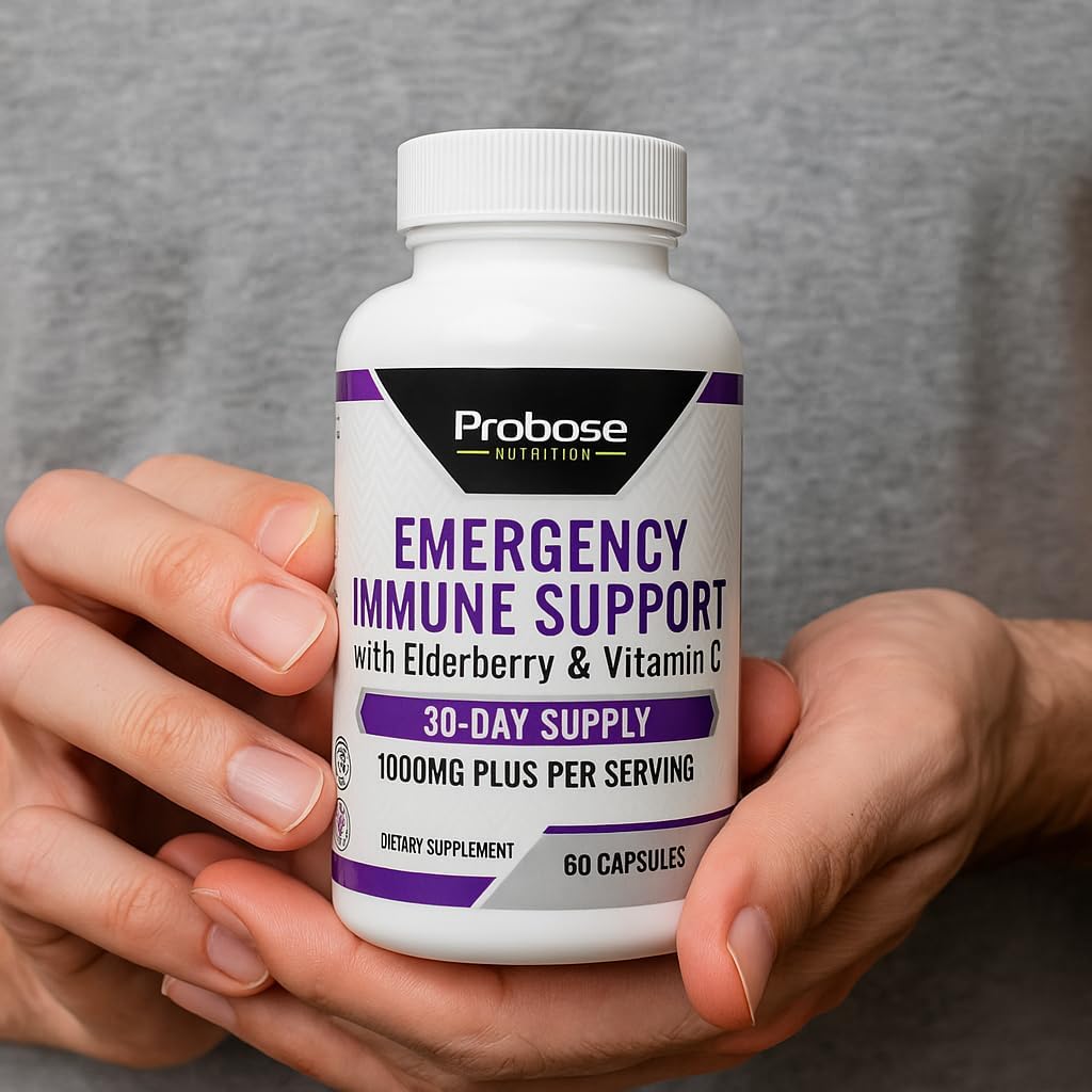 Probase Nutrition Emergency Immune Support 60 Capsules 30-Day Supply