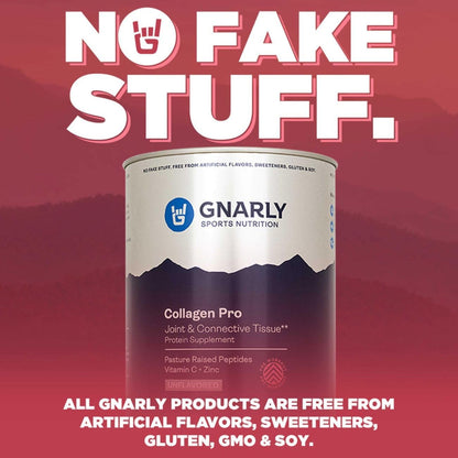 Gnarly Nutrition Collagen Pro, Unflavored (15.87oz) and Gnarly Performance Greens Blueberry Açai, (11.64 oz)