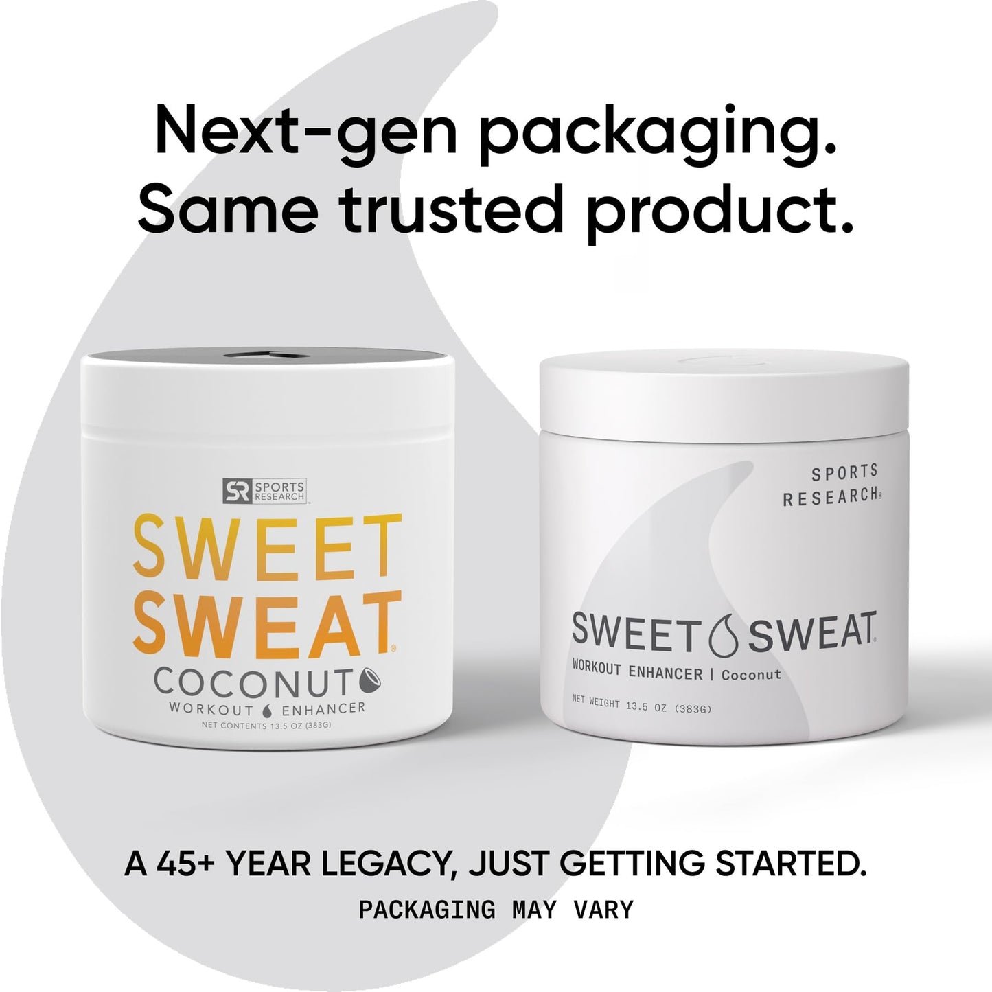 Sports Research Sweet Sweat Coconut Workout Enhancer Gel - Maximize Your Exercise & Sweat Faster - 13.5oz Jar Sports Research buy supplements Au