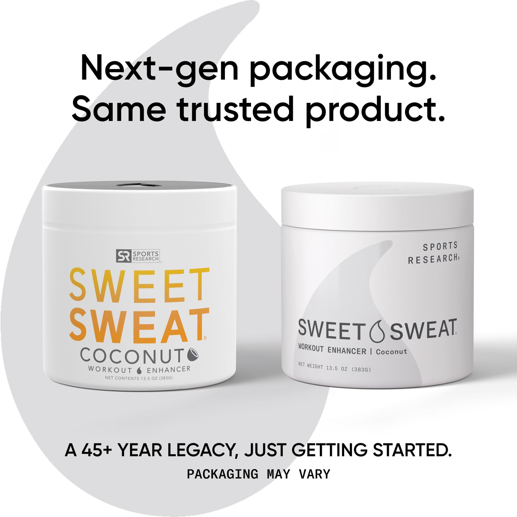 Sports Research Sweet Sweat Coconut Workout Enhancer Gel - Maximize Your Exercise & Sweat Faster - 13.5oz Jar Sports Research buy supplements Au