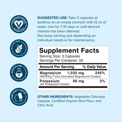 nbpure MagO7 - Natural Colon Cleanse & Detox | Occasional Constipation Relief, Stool Softening, & Bloating Support for Men & Women