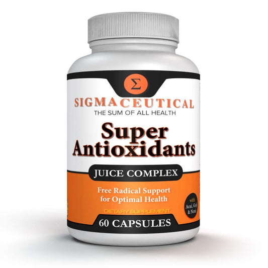 Sigmaceutical Super Antioxidant Capsules – 6 Superfruit Blend with Goji Berry, Acai, Resveratrol for Immune Support