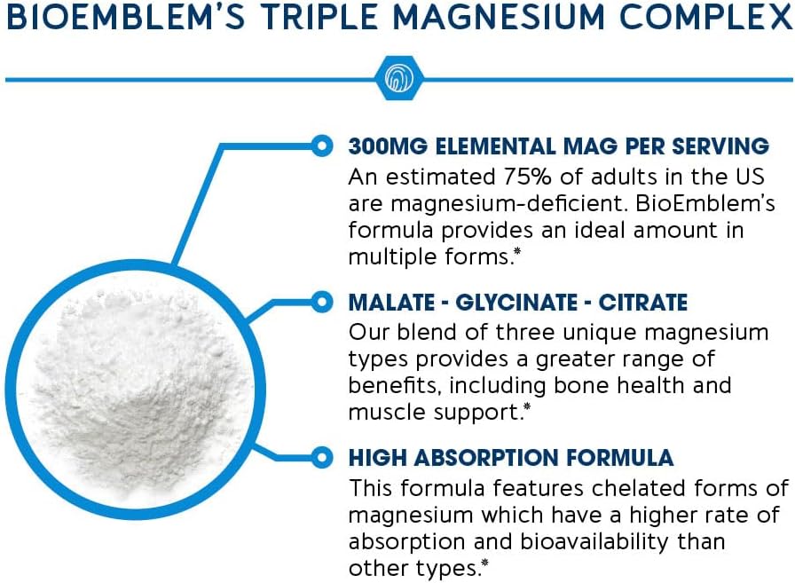 BioEmblem Triple Magnesium Complex and Vitamin B-Complex