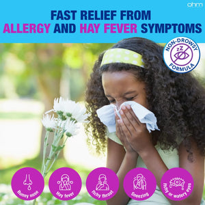 Ohm Children's Allergy Medicine, Loratadine 5mg, Chewable Tablets (30 Count) Grape Flavor, Non-Drowsy Antihistamine, 24-Hour Allergy Relief for Runny Nose, Watery Eyes, Itchy Throat & Nose Ohm buy supplements Au