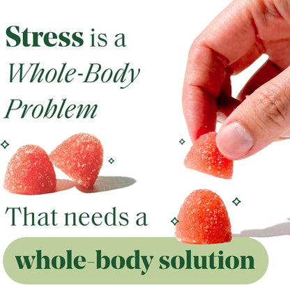 Semaine Stress Less Gummies - Calm Gummies for Adults, Stress Relief Supplement for Women, Cortisol Supplements for Women with Taurine & Lemon Balm, Cortisol Care Blend, 60 Count