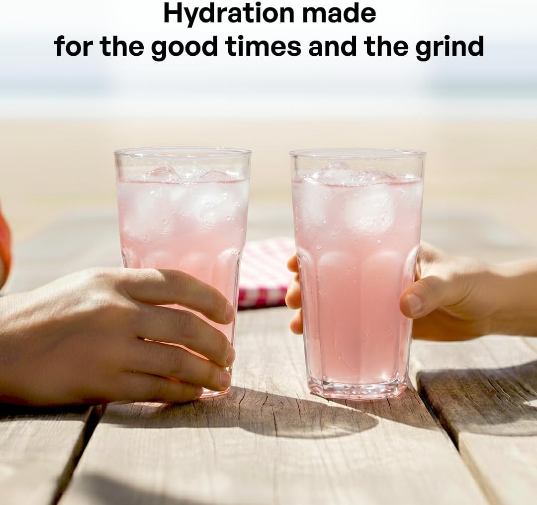 KEY NUTRIENTS Electrolytes Powder Bundle, Sweet Cherry Pom 90 Servings Jar + Juicy Watermelon 90 Servings Jar, Sugar Free Hydration Drink Mix with Vitamins & Minerals, No Calories