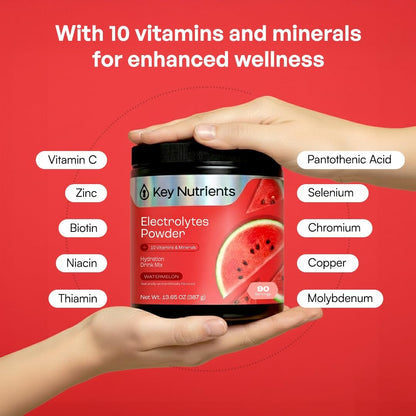 KEY NUTRIENTS Electrolytes Bundle, Watermelon 90 + Variety 20Ct