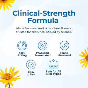 VitaMedica Arnica Montana Tablets & Arnica Gel Bundle – Support for Bruising, Swelling & Soreness, 150 Rapid-Dissolve Tablets + 3 oz Water-Based Gel VitaMedicaBuy Supplements Australia