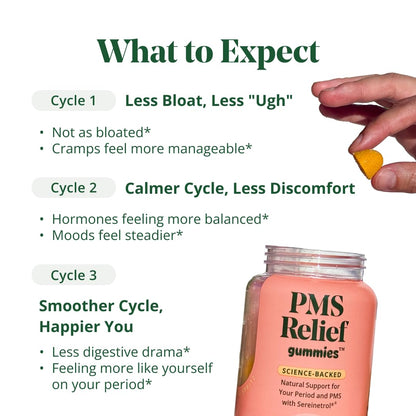 Semaine PMS Relief for Women, Period Cramp Relief, Period Cramps, Menstrual Cramps, PMS Support Supplement for Women, Bloating and Mood, Boswellia and Curcumin, 40 Capsules