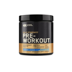 Suplement ​Optimum Nutrition Gold Standard Pre-Workout, Vitamin D for Immune Support, with Creatine, Beta-Alanine, and Caffeine for Energy, Keto Friendly, Blueberry Lemonade - VelvetGlow USA