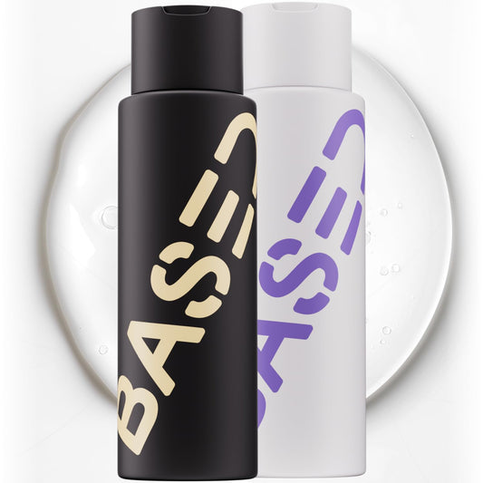 BASED Shower Duo Shampoo & Conditioner Bundle with Peppermint Oil & Coconut Oil, Cleansing Shampoo & Hydrating Conditioner for Men, No Sulfates, Silicones, or Parabens, 12 fl oz (Pack of 2)